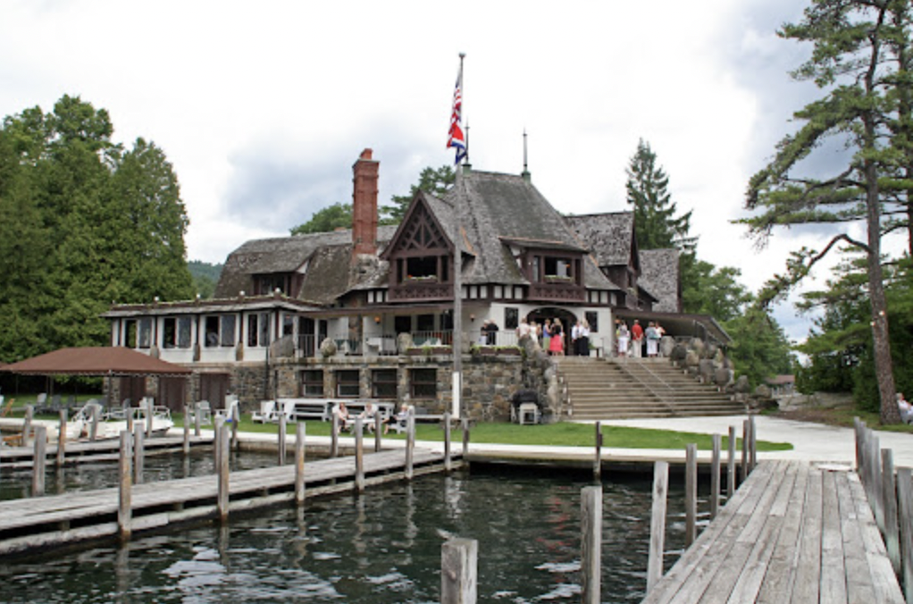 Outside view of the Lake George Club.